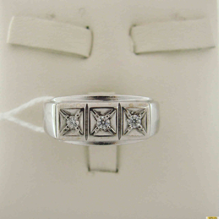 Серебряное кольцо-печатка (перстень), 925 пробы с фианитом, 2200000328380